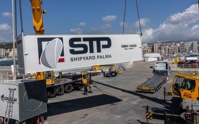 Successful start-up of the new travelift in STP Shipyard Palma