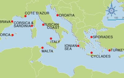 COVID tourism & yachting rules/regs around the Med  (updated 1-Jul)